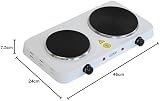 Oypla 2.5KW Electric Portable Kitchen Double Hot Plate view 10