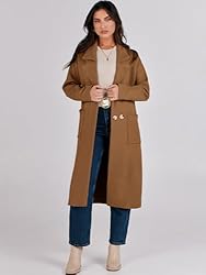 ANRABESS Womens Long Open Front Sweater Coats Lapel