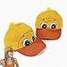 Fun Express - Luau Ducky Shaped Baseball Cap for Party - Apparel Accessories - Hats - Baseball Caps - Party - 1 Piece