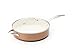 Trisha Yearwood Royal Precious Metals 10 Piece Non-Stick Ceramic Cookware Set, Copper