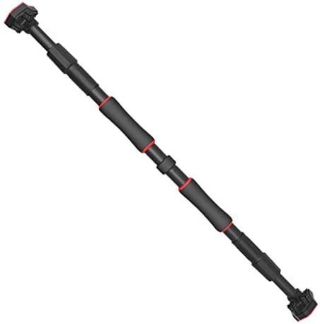 Horizontal Bar On The Door, Household Indoor Pull-Ups Free Punch Free Single Pole -200kg Load-Bearing (Black)