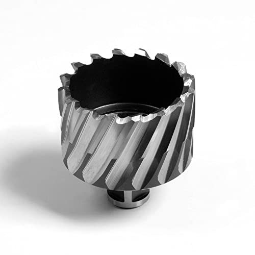 Evolution Power Tools Long Series Broaching Cutter For Magnetic Drill Universal Fitting Mag Drilling Bit 25mm Length x 65 mm Diameter