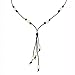 Long Freshwater Cultured Pearls Leather Necklace Costume Beaded Jewelry on Genuine Leather Cord 25.6