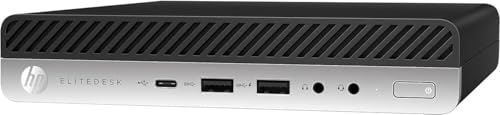 HP Elitedesk 800 G3 Mini PC Computadora de Escritorio con Monitor FHD 27 Pulgadas, Windows 11 Pro, Core i7-7700T 2.9GHz, hasta 3.8GHz, 8GB RAM, 256GB SSD, Teclado, Mouse, USB WiFi (reacondicionado)