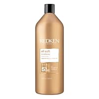 Redken All Soft Conditioner - Moisturizes & Hydrates Dry, Brittle Hair, Softens, Smooths & Adds Hair Shine, Conditioner & Detangler
