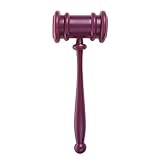 BCP 10.5 Inch Long Plastic Courtroom Juders Gavel Costume Accessory