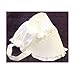 100% White Cotton Prairie Pilgrim Amish Bonnet Large Thanksgiving Play Hat