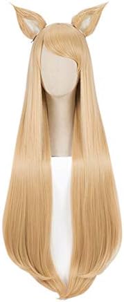 luoOnlineZ Cosplay wigs,Ahri Akali Evelynn Kaisa Cosplay Wig KDA New Skin for LOL League of Legends