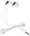TFD Supplies Wholesale Bulk Earbuds Headphones 100 Pack for iPhone, Android, MP3 Player - Mixed Colors