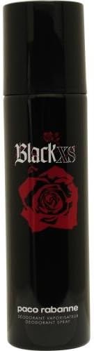 BLACK XS by Paco Rabanne DEODORANT SPRAY 5 OZ for WOMEN ---(Package Of 2)