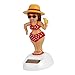 KODORIA Solar Powered Dancing Toy Bobbling Dancing Toy Car Desk Decorative Ornament Kids Children Birthday - Beach Girl