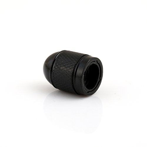 image for Godeson Black Car Tire Valve Stems Cap Bullet Style Tire Valve Cap fro