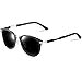 ATTCL Unisex Retro Metal Frame Driving Polarized Aviator Sunglasses For Men Women 18020blackgray