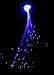 Z ZICOME 10 Pack Light Up Fiber Optic Led Hair Lights - Multicolor Flashing Barettes - Party Supplies