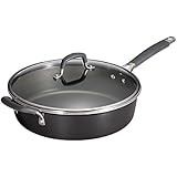 Tramontina 80151/384DS Gourmet Heavy-Gauge Nonstick Covered Deep Saute Pan, 5.5-Quart,Made in USA