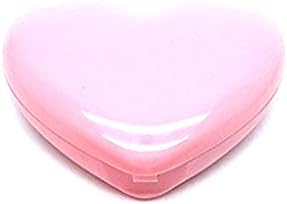 Meind Love Heart Shape Empty Eyeshadow Case Rouge Lipstick Box Pigment Palette Refillable Foundation Makeup Dispenser with Aluminum Pallet Mirror