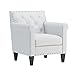 Baxton Studio Thalassa Modern Arm Chair, White