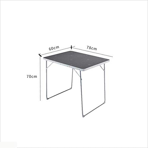 LHYLHY Tabelle XIAOYAN Gray - Esstisch Tisch im Freien Tisch Klapptisch Gartentisch 4 Personen – Bild 5
