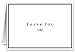Thank You Holiday Cards for Small Business, 4.5x6 Inch Folded, Ships Flat, Blank Inside + Envelopes - Elegant Design Note Card for Weddings, Bridal, Baby Shower, Graduation | Set of 25
