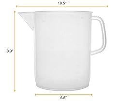 EISCO Measuring Jug, 5000mL (5 Liter) - Short Form