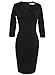 VfEmage Womens Sexy Elegant Vintage Floral Flower Print Bodycon Pencil Dress 2271 Black M