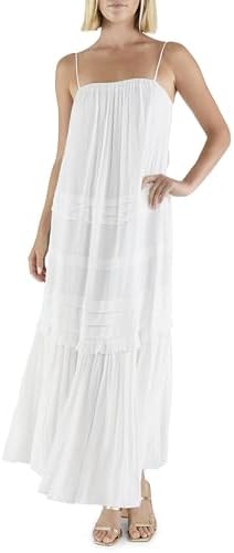 bobi beach gauze dress bobi Los Angeles Beach Gauze Tie Back Dress Cream XS at Amazon Women's Clothing store