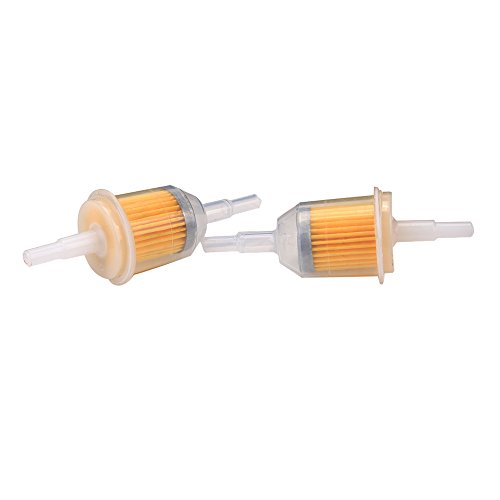 CISNO Gas Inline Fuel Filters for Kawasaki Kohler Briggs & Stratton Small Engine 1/4 Inch X 5/16 Inch 10 Pack