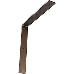 Ekena Millwork BKTMHA Steel Bracket Hamilton, 2"W x
