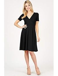 Vestido de manga larga y corta para mujer, talla grande