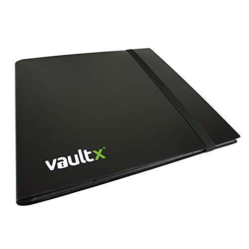 Vault X Binder - 12 Pocket Trading Card Album Folder - 480 Side Loading Pocket Binder for TCG (Black) (Standard) - Thumbnail 2