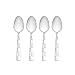 International Silver 5108515 Checkered Frost Stainless Steel Flatware, 20-Piece Set, Service for 4