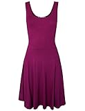 Tom's Ware Women Trendy Slim Fit Sleeveless Flare Mini Dress