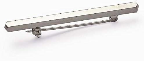 Elico Stock Pin - Plain Bar Silver