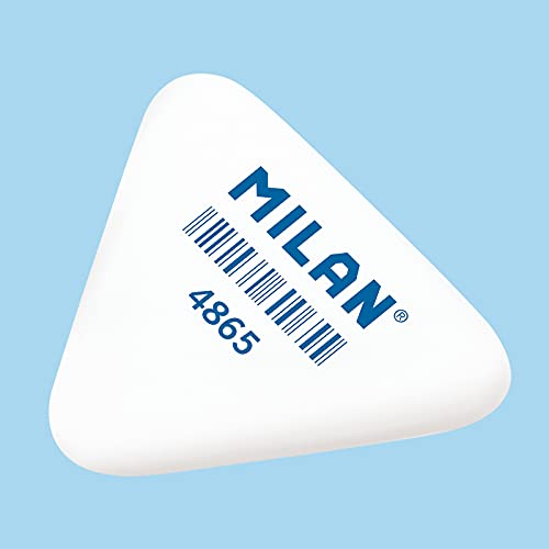MILAN Box of 65 small triangular rubber bands 4865, assorted colours