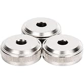 Metal Trumpet Valve Replacement Set, 3 Piece Silver Piston Screw Kit in B Key for Musical Instruments, Professional Performance Parts