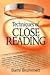 Techniques of Close Reading