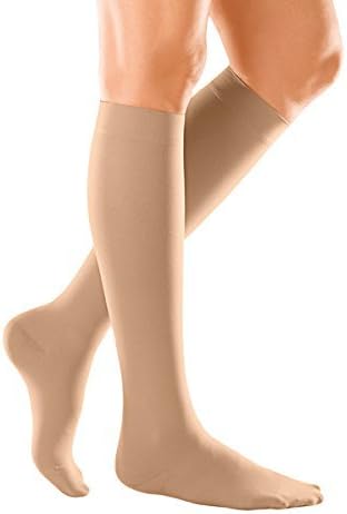 medi Duomed Soft (BS CCL 2) Compression Stockings Below Knee Closed Toe Beige Medium, M (Pack of 2)