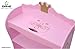 KidKraft Wooden Princess Bookcase with Crown Accent, Shelves and Hidden Storage - Pink, Gift for Ages 3+