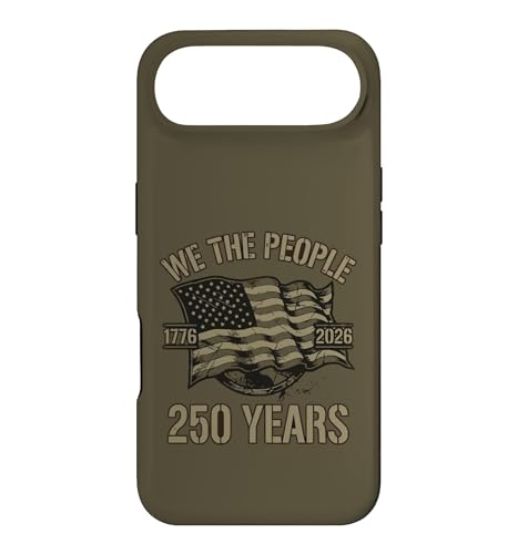 Vintage 250 Years 1776-2026 250th Grunge American Flag Case for iPhone Air