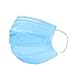 50 Pcs mouth face mask Disposable Dental Earloop Anti Dust Face Surgical Mask Medical Bacteria pollution (blue)