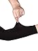 9 Pairs UV Protection Sleeves Cooling Sleeves Long Arm Covers Arm Sleeves for Men and Women (Black)
