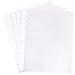 JAM PAPER Sheet Protectors - Fits Standard 8 1/2 x 11 Paper - Clear - 10 Document Sleeves/Pack