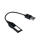 Patuoxun Charging Charge Cable Wire with AC Charger Adapter for Fitbit Flex Band Wireless Activity Bracelet Charge (Black/0.59FT)