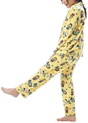 Amazon スヌーピー イエロー 総柄ふわもこ フリースパジャマ ボアパジャマ あったかぬくぬく レディース フリーサイズ パジャマ ルームウェアセット 通販