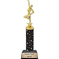 11" Contemporary Dance Trophies - Black Midnight Contemporary Dance Trophy Awards