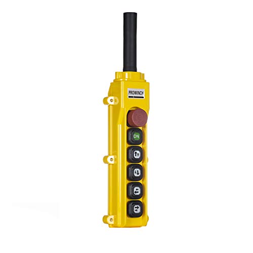Prowinch 3 Ton Electric Chain Hoist with Electric Trolley Double Speed 30ft Lifting Height G100 Chain Water Resistant Pendant Control M4/H3 Duty Cycle 3 Phase 240/380/460V - Image 4