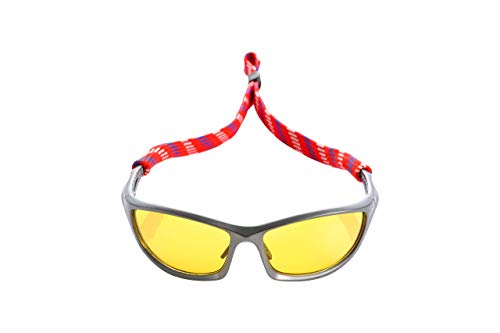 Prospek Sports Glasses Straps, Universal Eyewear Retainer Holder Chain, Adjustable Cords for Easy Fit - Set of 3, Slide Through