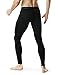 Tesla TM-YUP43-KLB_Medium Men's Emboss Pants Thermal Wintergear Compression Baselayer Sports Leggings YUP43