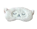 Cartoon Funny Little Sheep Lamp Silk Eye mask for