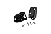 Rough Country Lower Windshield Light Brackets for 07-18 Jeep Wrangler JK - 6004, Black